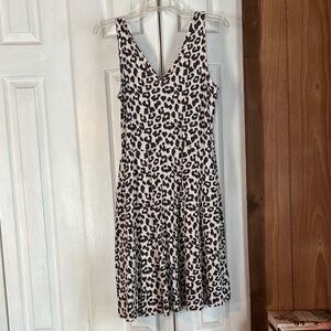 Leopard organic cotton dress by pact, size XL, NWT